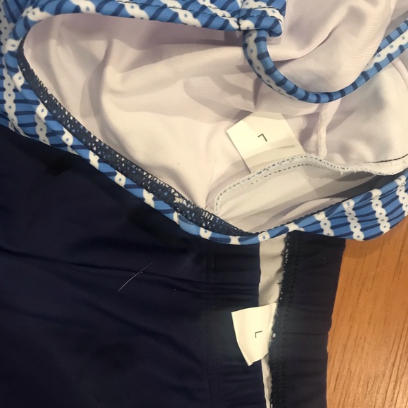 Stripe Print Tankini NEW L - Picture 4 of 5